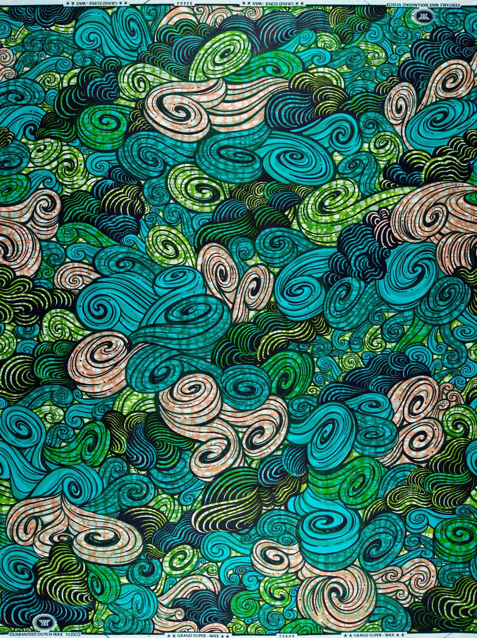 Grand Super-Wax | VLS2604.002 | Orné de Vert Pailleté