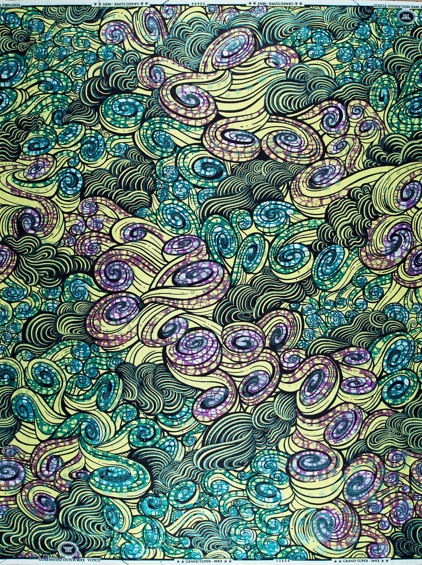Grand Super-Wax | VLS2604.006 | Orné de Bleu Clair Pailleté