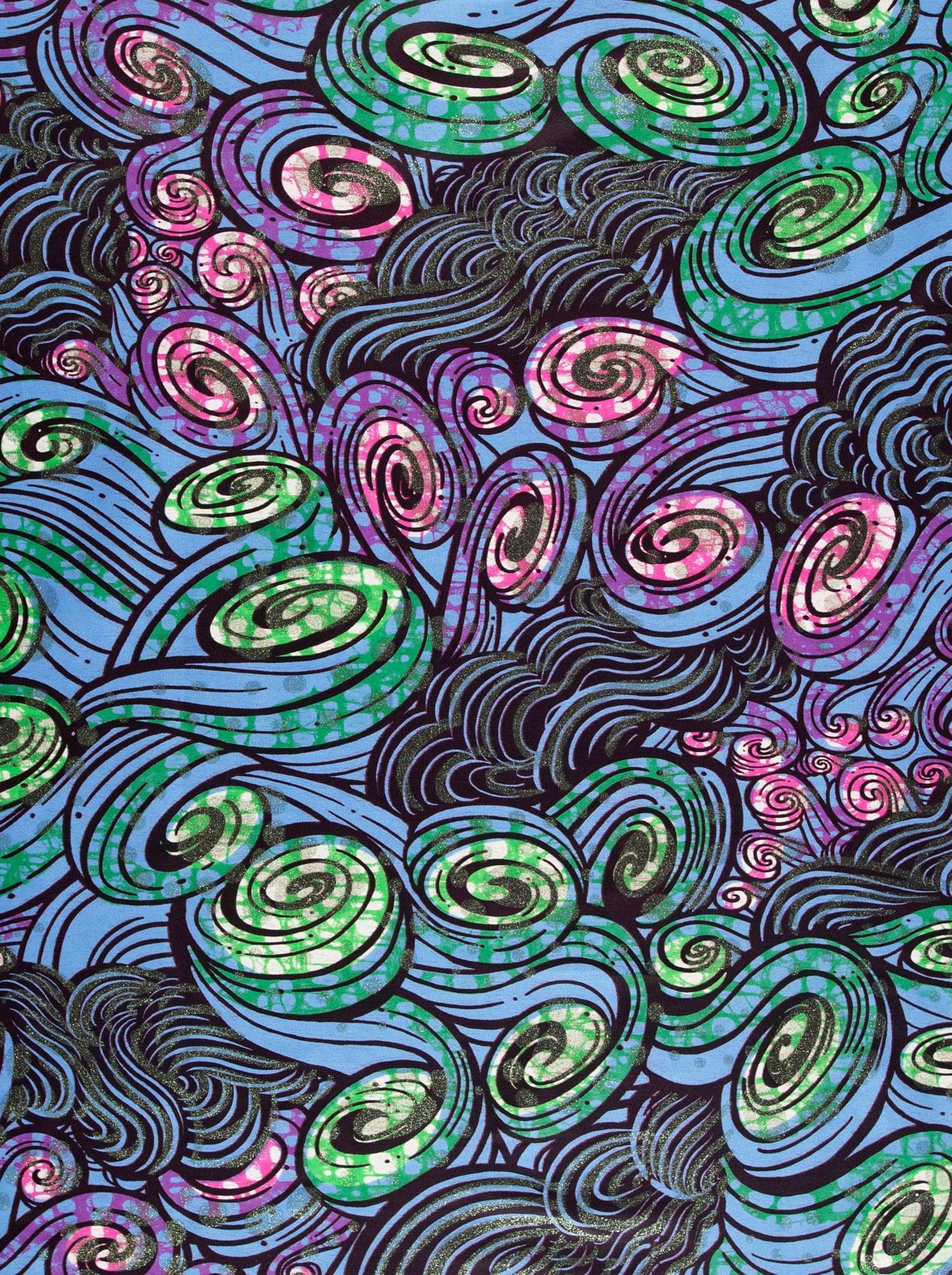 Grand Super-Wax | VLS2604.007 | Orné de Vert Clair Pailleté