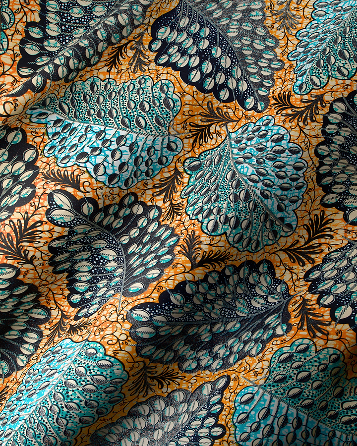 Grand Super-Wax | VLS2767.011 | Orné de Bleu-Cuivre Pailleté