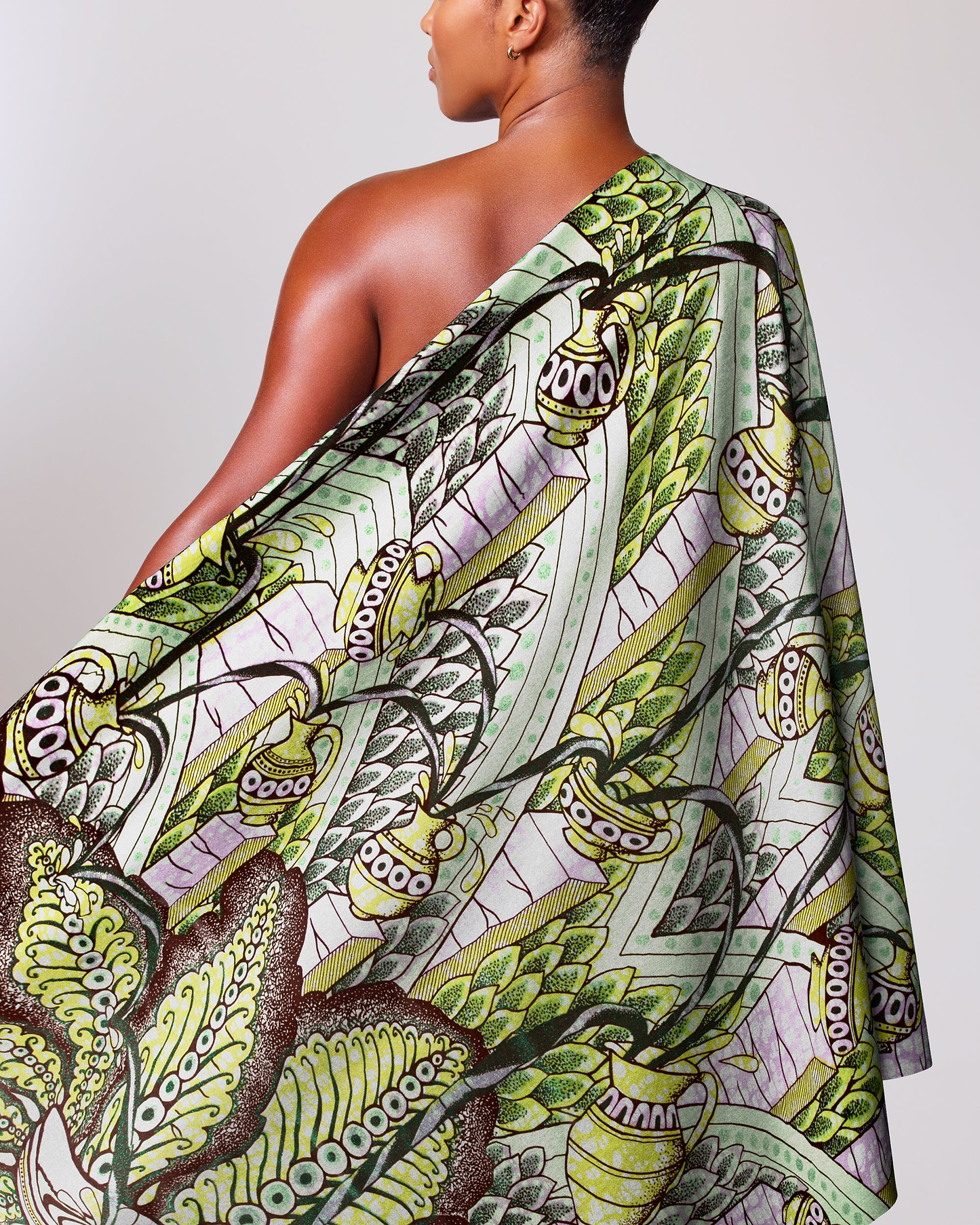Grand Super-Wax | VLS2816.001 | Green Glitter Embellished
