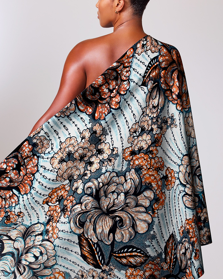 Grand Super-Wax | VLS3034.001 | Orné de Bleu Pailleté