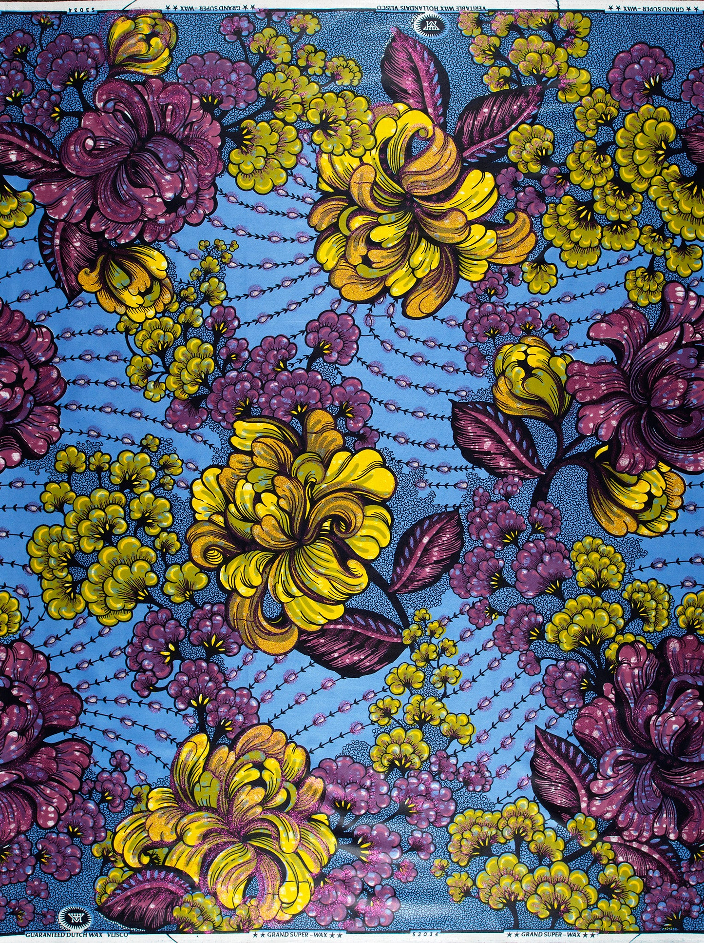 Grand Super-Wax | VLS3034.002 | Orné de Rose Orchidée Pailleté