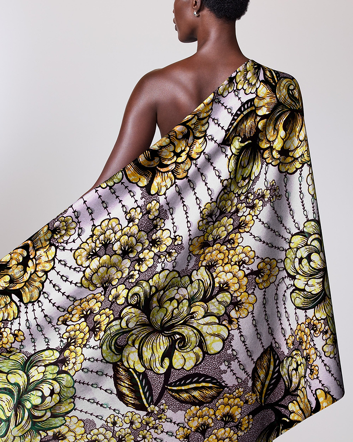 Grand Super-Wax | VLS3034.007 | Green Glitter Embellished