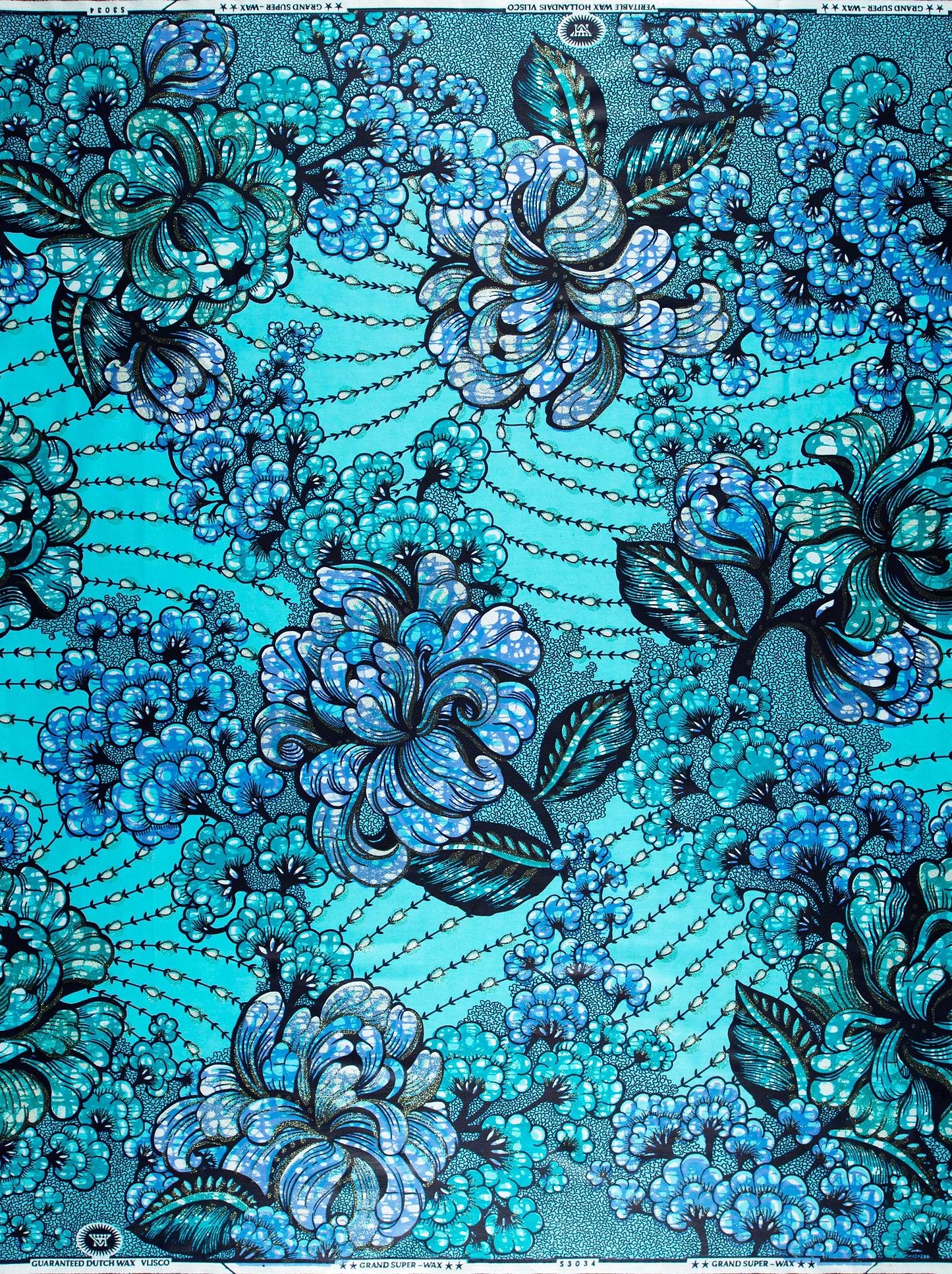 Grand Super-Wax | VLS3034.008 | Pastel Green Glitter Embellished