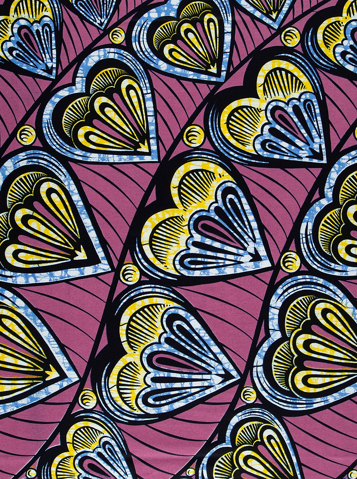 Vibrant purple fabric bold stylized super-wax vls3258.004