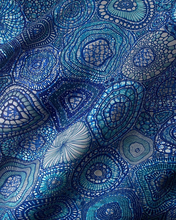 Grand Super-Wax | VLS3710.004 | Orné de Bleu Clair Pailleté