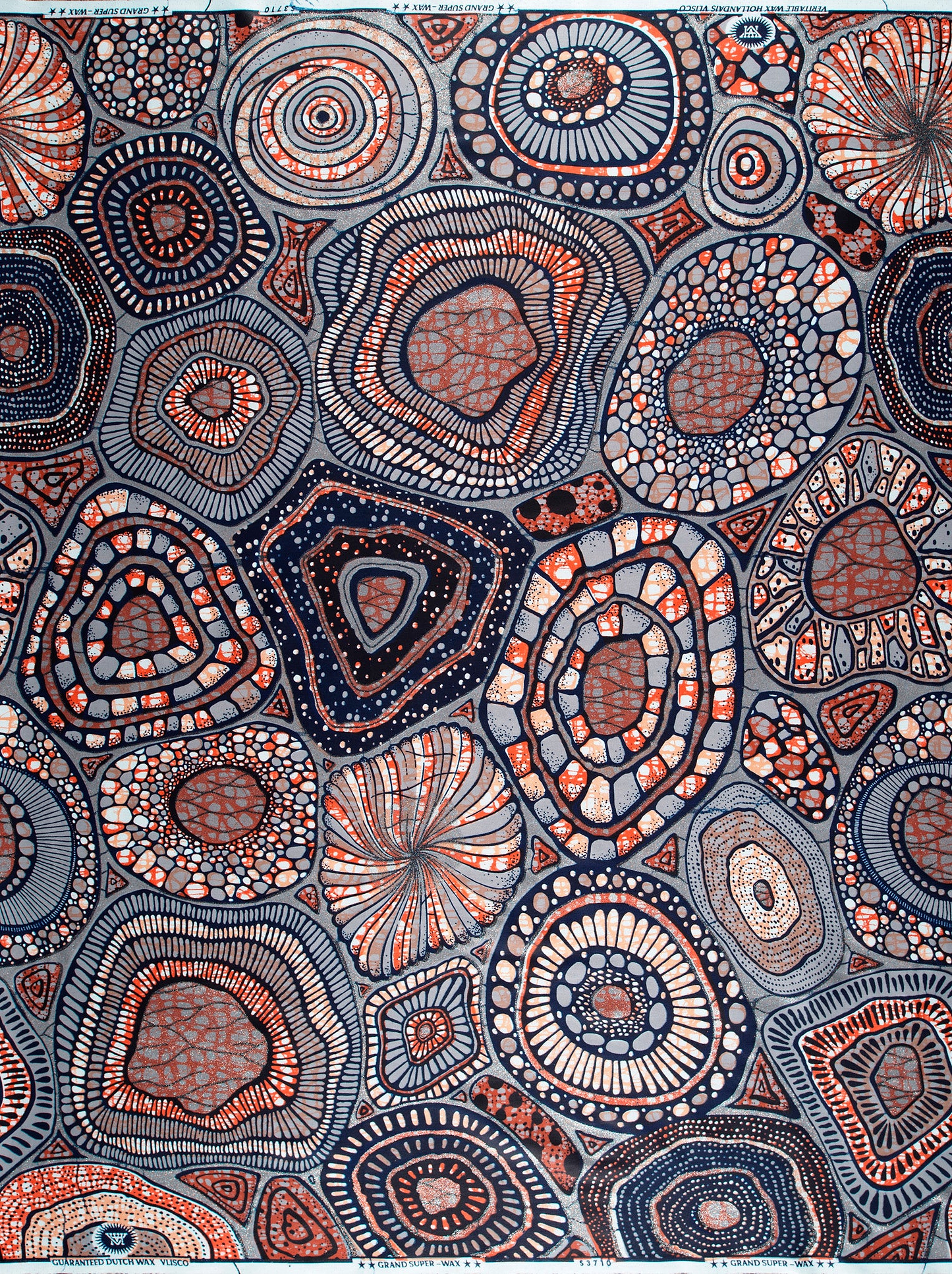Grand Super-Wax | VLS3710.005 | Orné de Bleu-Cuivre Pailleté