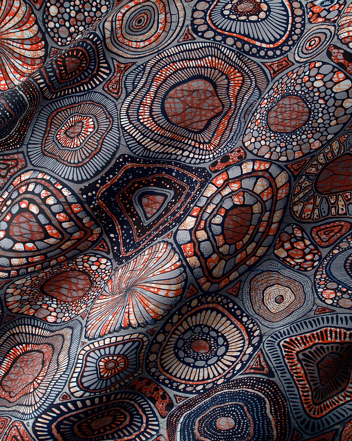 Grand Super-Wax | VLS3710.005 | Orné de Bleu-Cuivre Pailleté