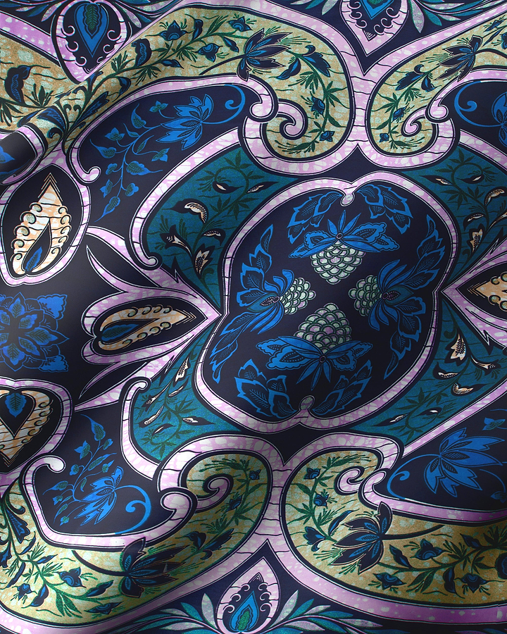 Grand Super-Wax | VLS3947.014 | Orné de Vert Pailleté