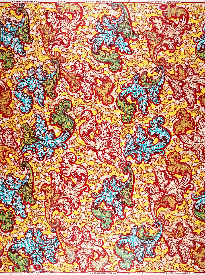 Vibrant ornate fabric floral patterns grand super-wax vls4463.002