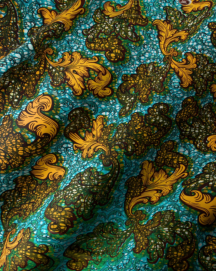 Grand Super-Wax | VLS4463.005 | Orné de Vert Pailleté