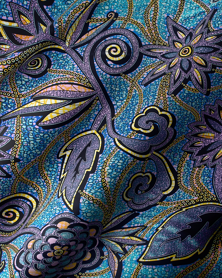 Grand Super-Wax | VLS6266.016 | Orné de Bleu Clair Pailleté