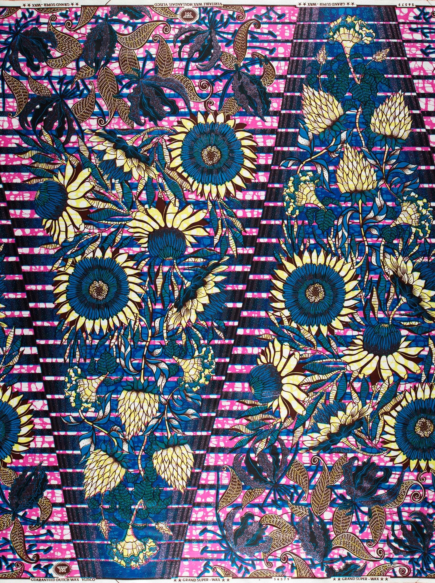 Vibrant african print fabric bold grand super-wax vls6579.002