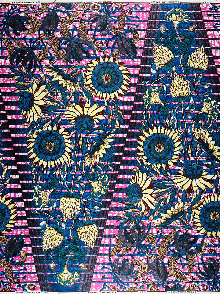 Vibrant african print fabric bold grand super-wax vls6579.002