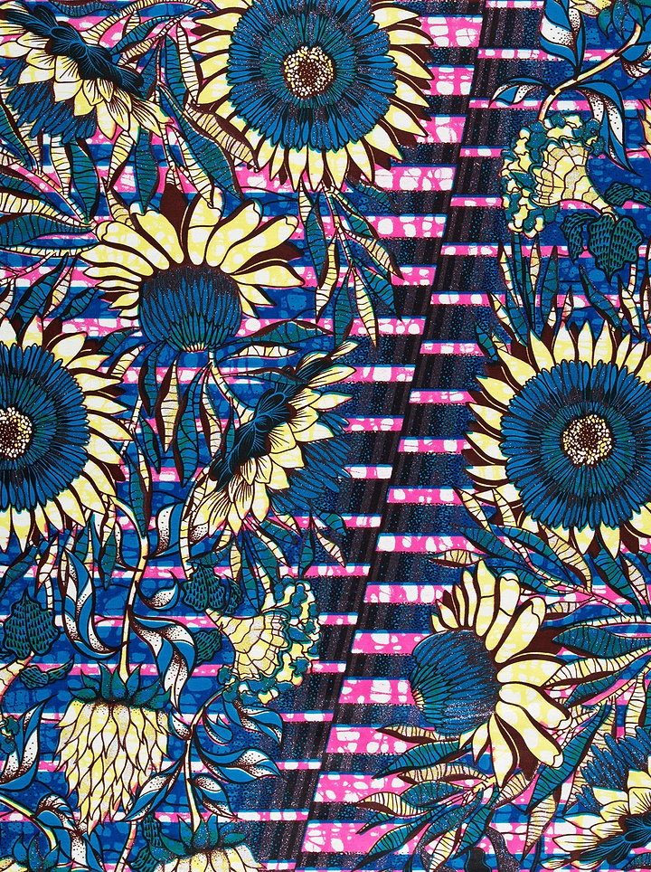Vibrant african print fabric bold grand super-wax vls6579.002