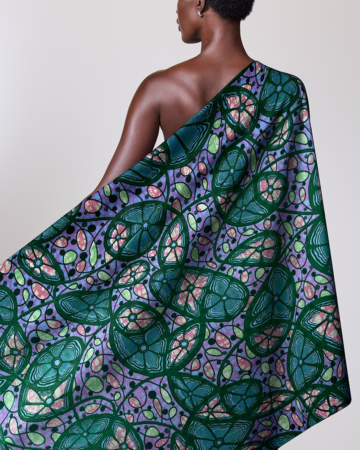 Grand Super-Wax | VLS6635.002 | Orné de Vert Pailleté