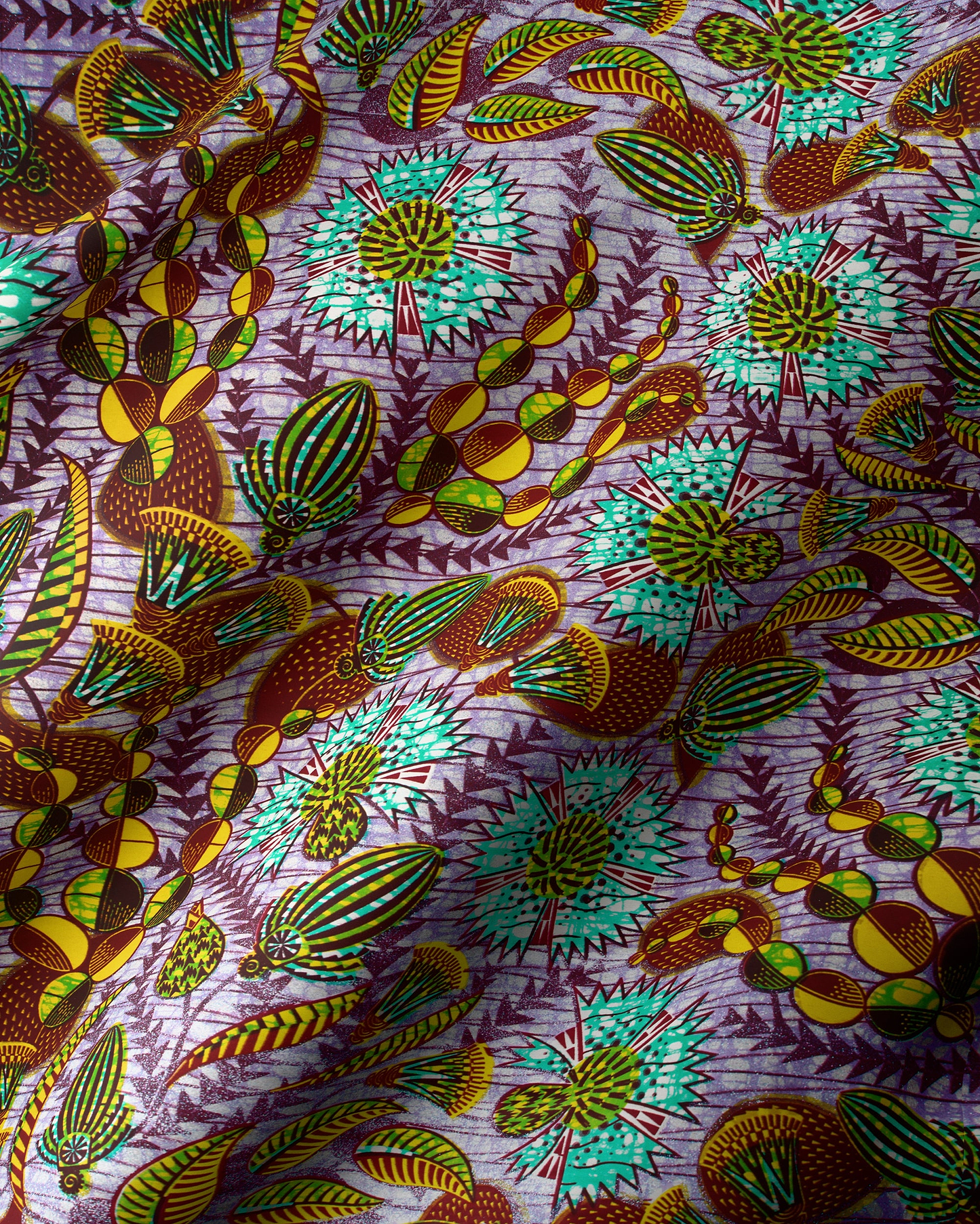 Grand Super-Wax | VLS7323.002 | Orné de Bleu-Lilas Pailleté