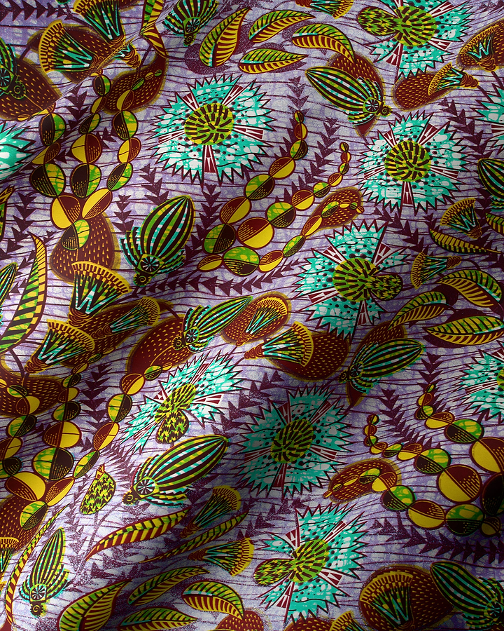 Grand Super-Wax | VLS7323.002 | Orné de Bleu-Lilas Pailleté