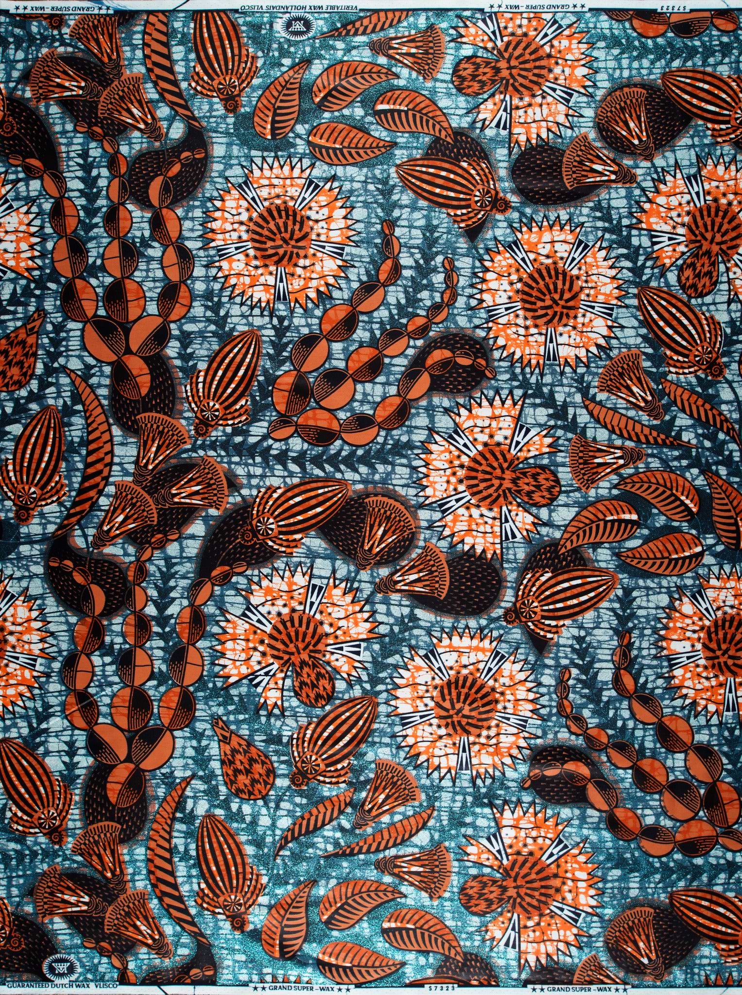 Grand Super-Wax | VLS7323.008 | Orné de Bleu Clair Pailleté