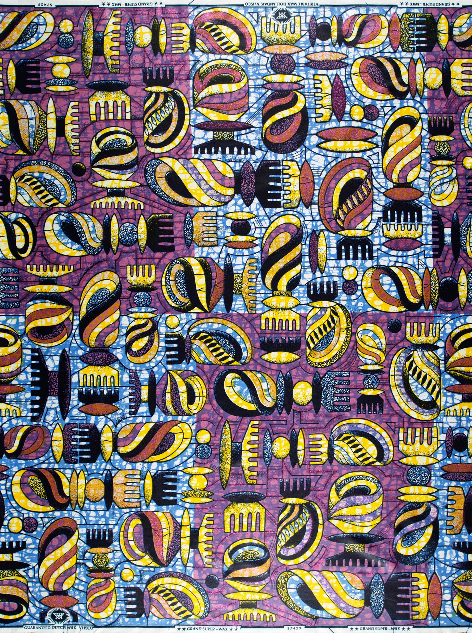 Grand Super-Wax | VLS7429.001 | Orné de Rose Orchidée Pailleté