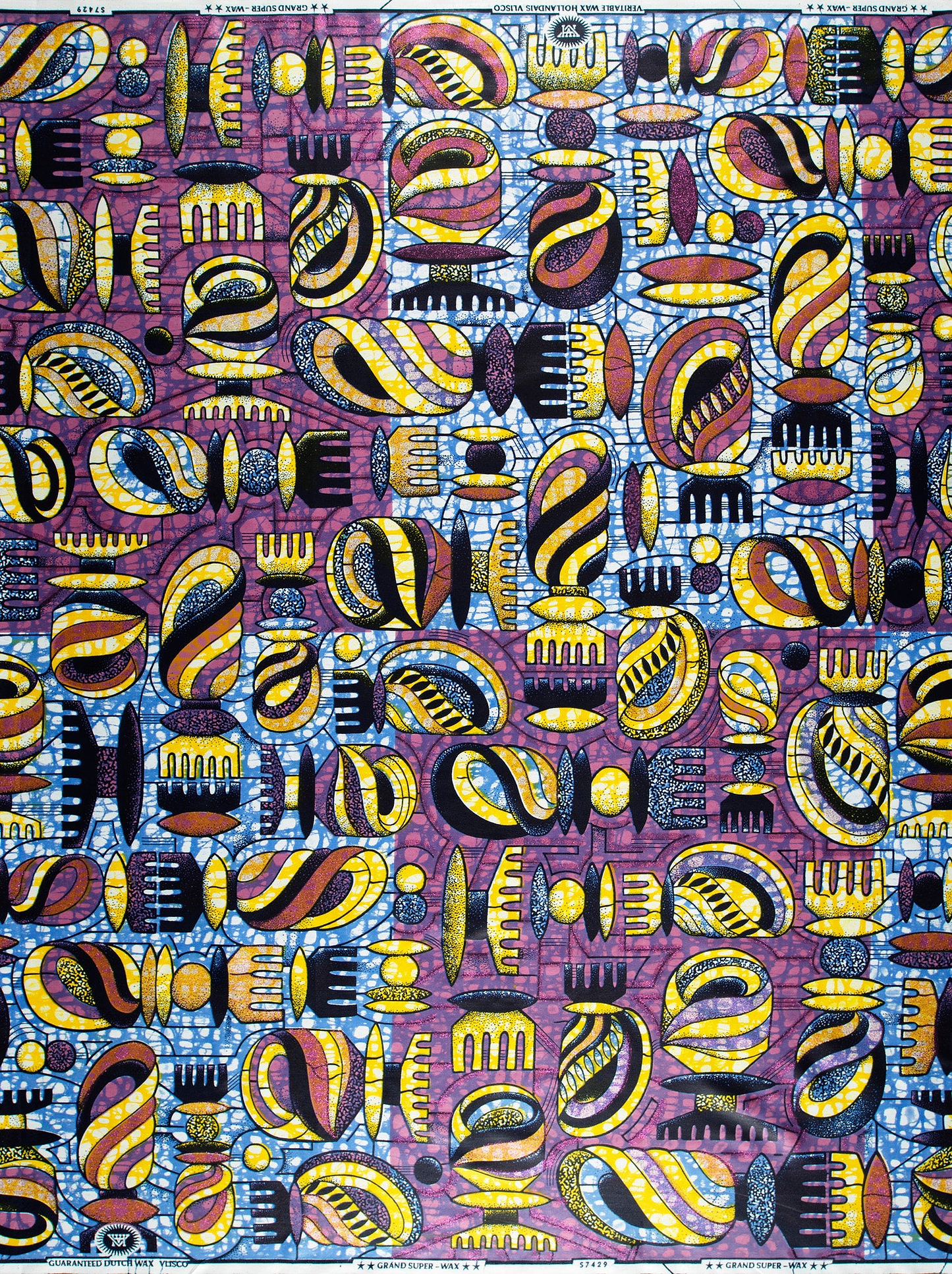 Grand Super-Wax | VLS7429.001 | Orné de Rose Orchidée Pailleté