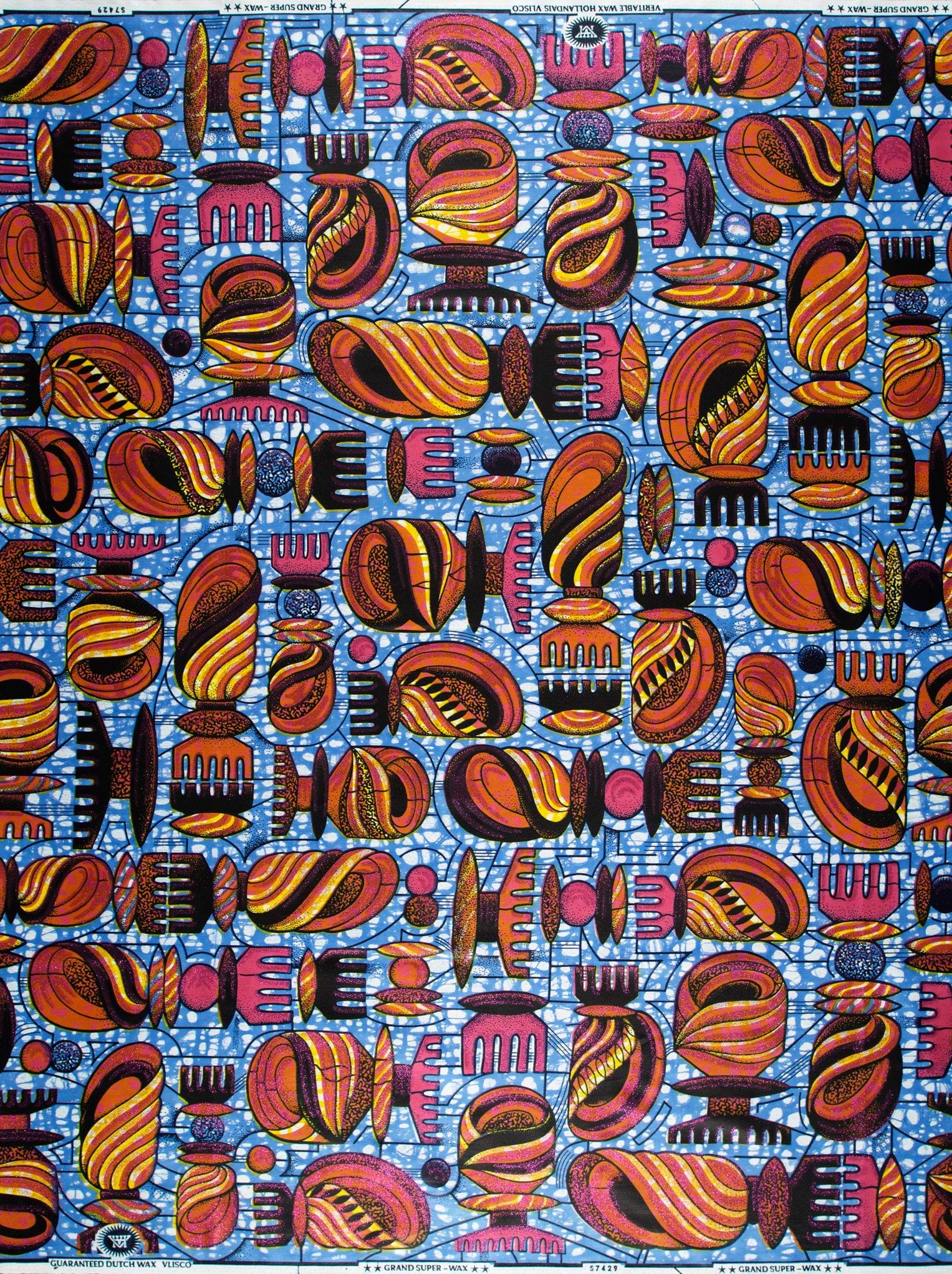 Grand Super-Wax | VLS7429.002 | Orné de Rose Orchidée Pailleté