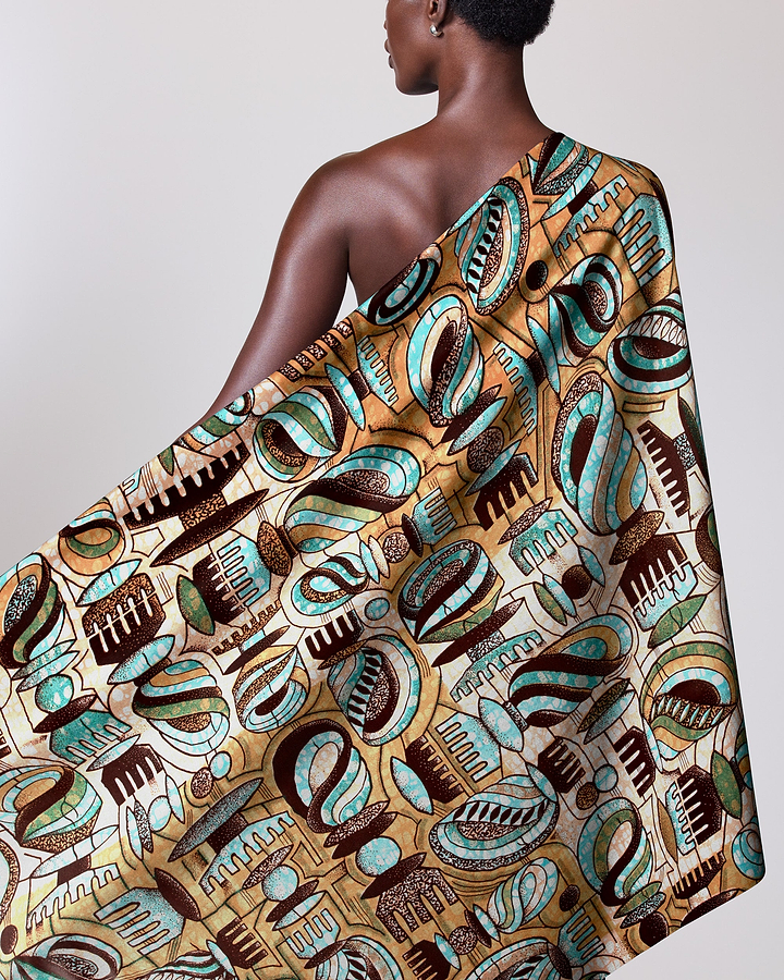 Grand Super-Wax | VLS7429.004 | Orné de Vert Pailleté