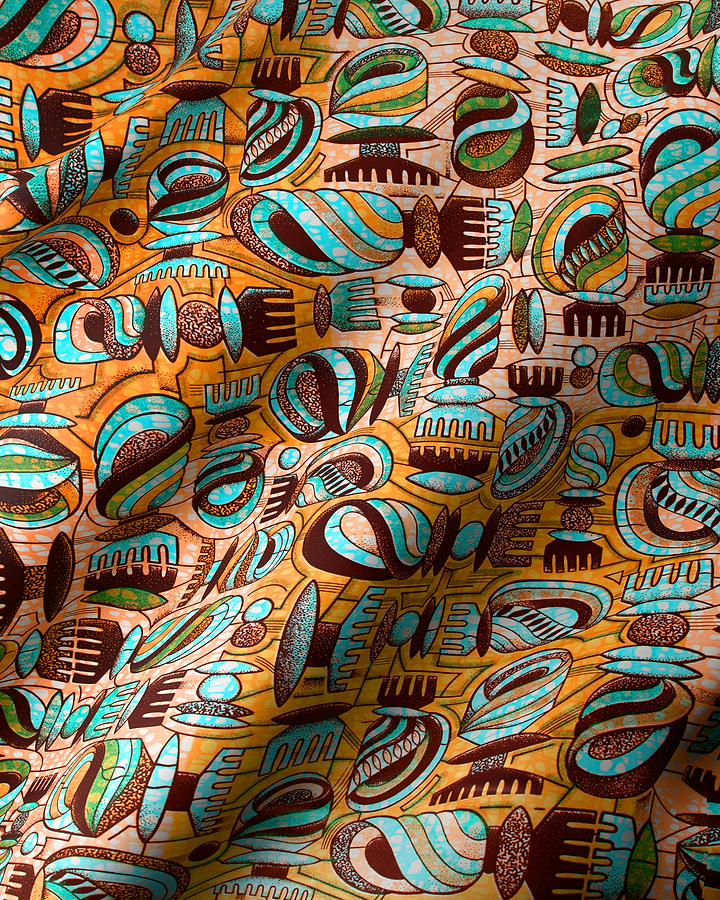 Grand Super-Wax | VLS7429.004 | Orné de Vert Pailleté