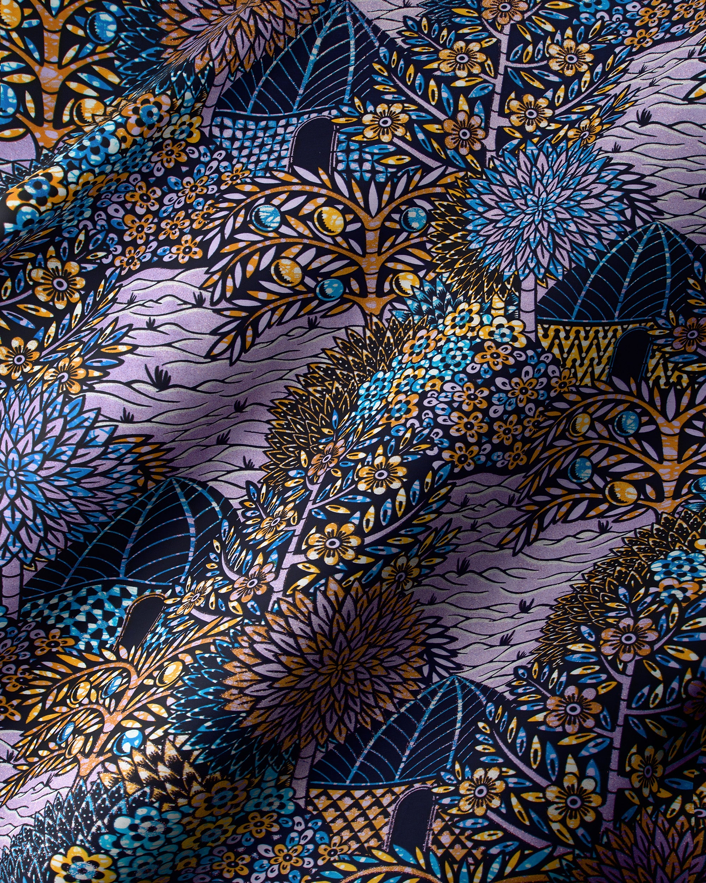 Grand Super-Wax | VLS7714.013 | Orné de Lilas-Cuivre Pailleté