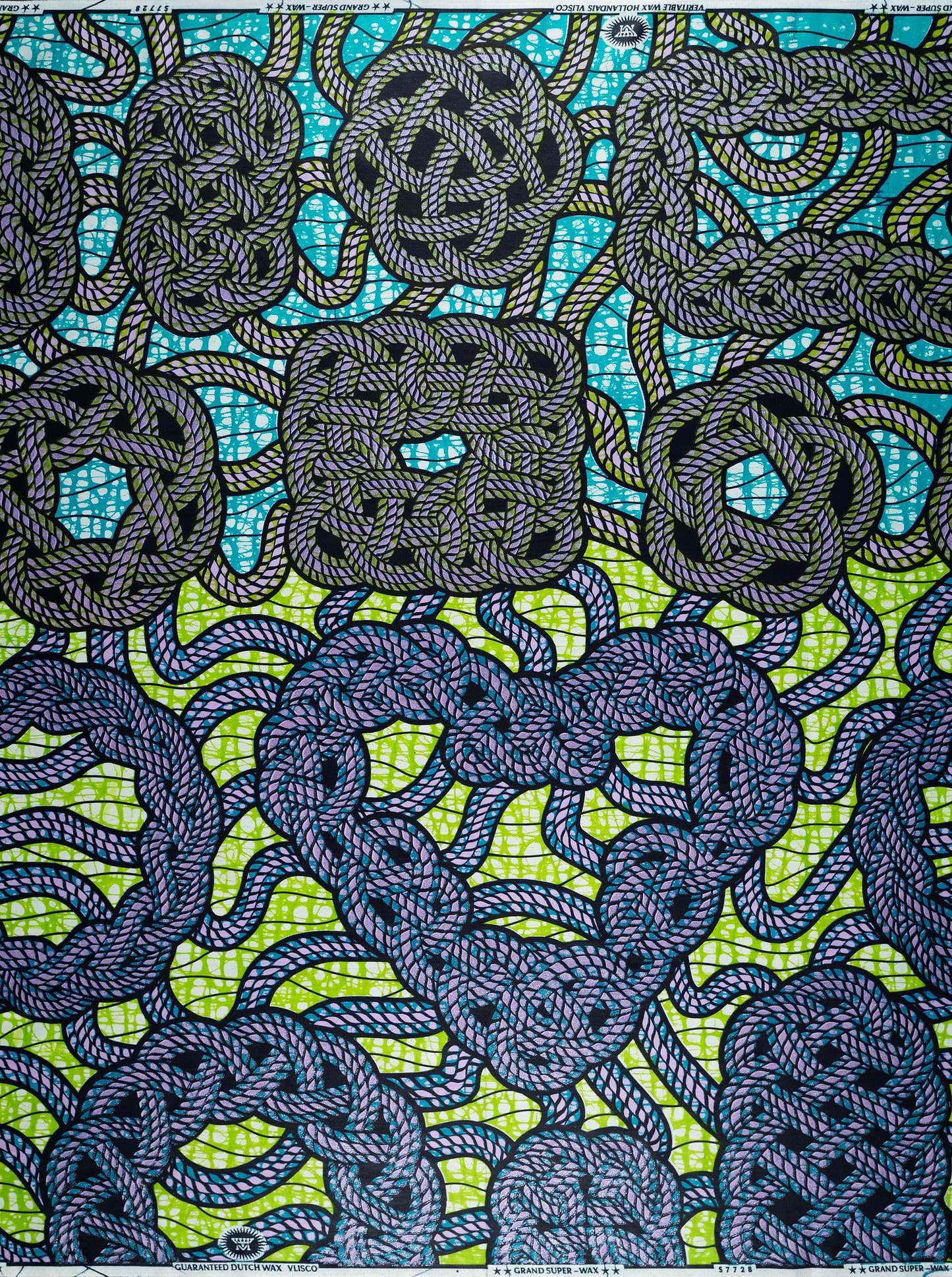 Grand Super-Wax | VLS7728.004 | Orné de Bleu-Lilas Pailleté