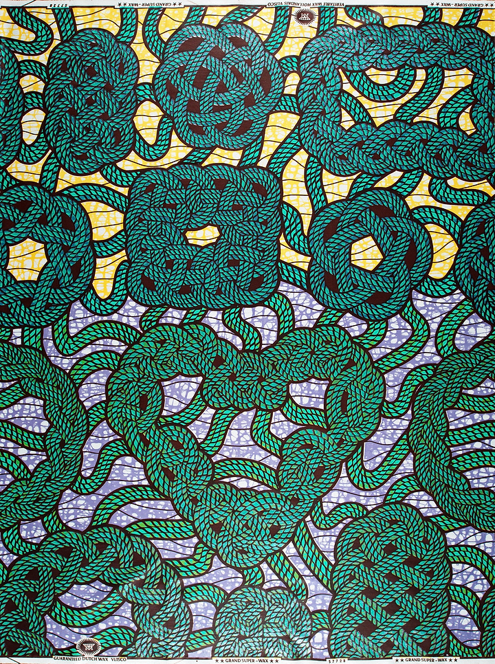 Green rope knot pattern grand super-wax vls7728.007