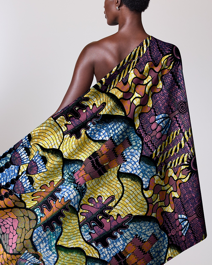 Grand Super-Wax | VLS7857.004 | Green Glitter Embellished