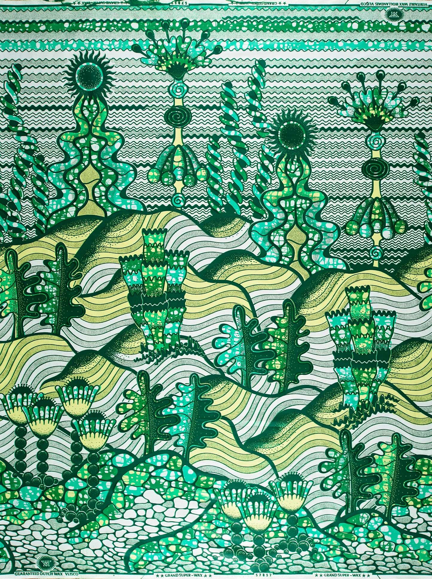 Grand Super-Wax | VLS7857.005 | Green Glitter Embellished