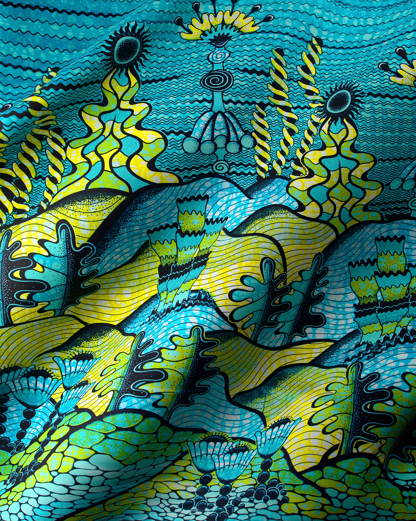 Grand Super-Wax | VLS7857.008 | Blue Glitter Embellished