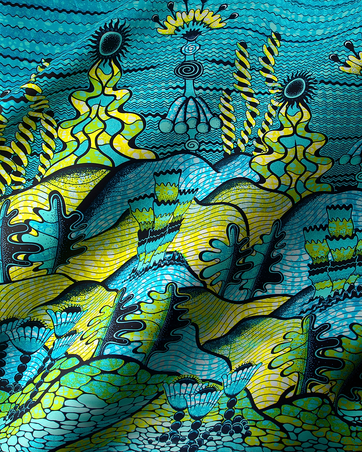 Grand Super-Wax | VLS7857.008 | Blue Glitter Embellished