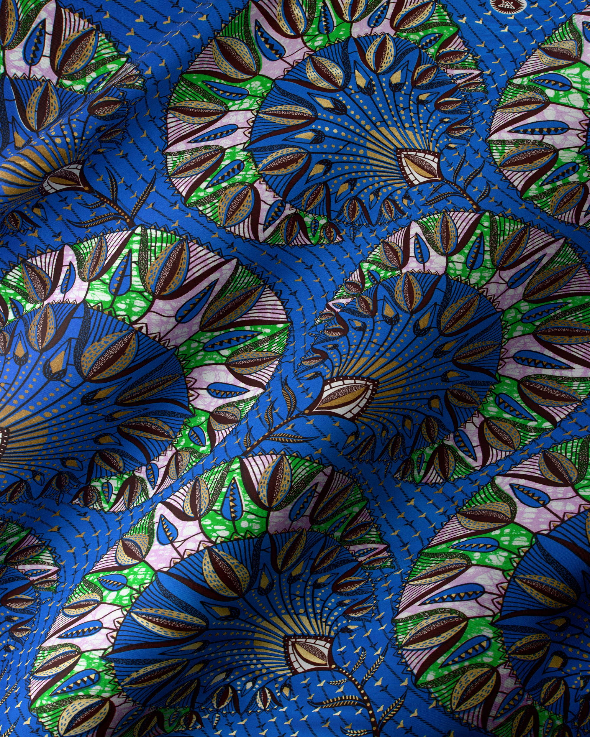 Super-wax | Vls8493.006 | Gold Embellished | Vlisco