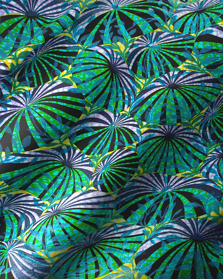 Grand Super-Wax | VLS8722.002 | Orné de Bleu-Lilas Pailleté