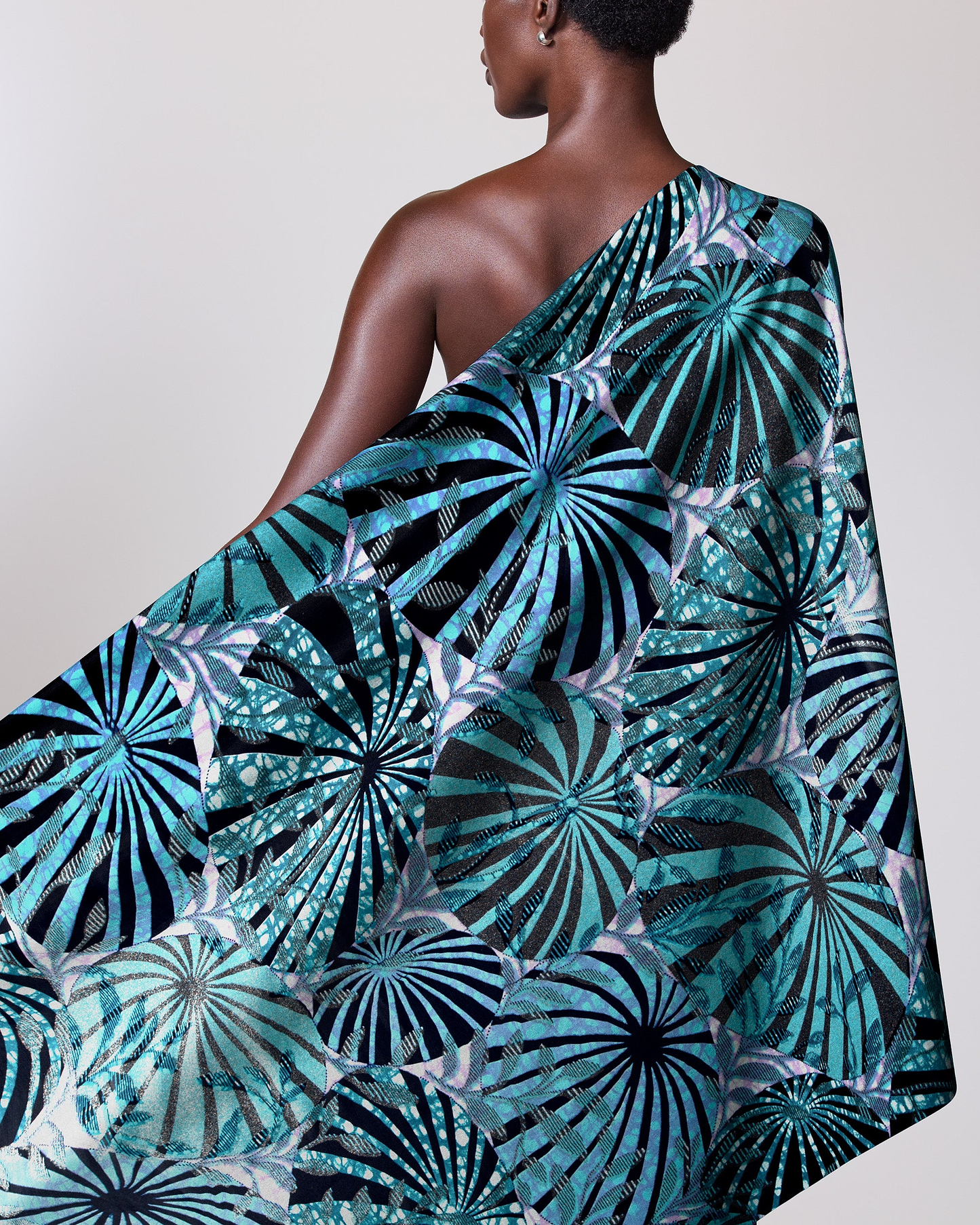 Grand Super-Wax | VLS8722.008 | Orné de Bleu-Cuivre Pailleté