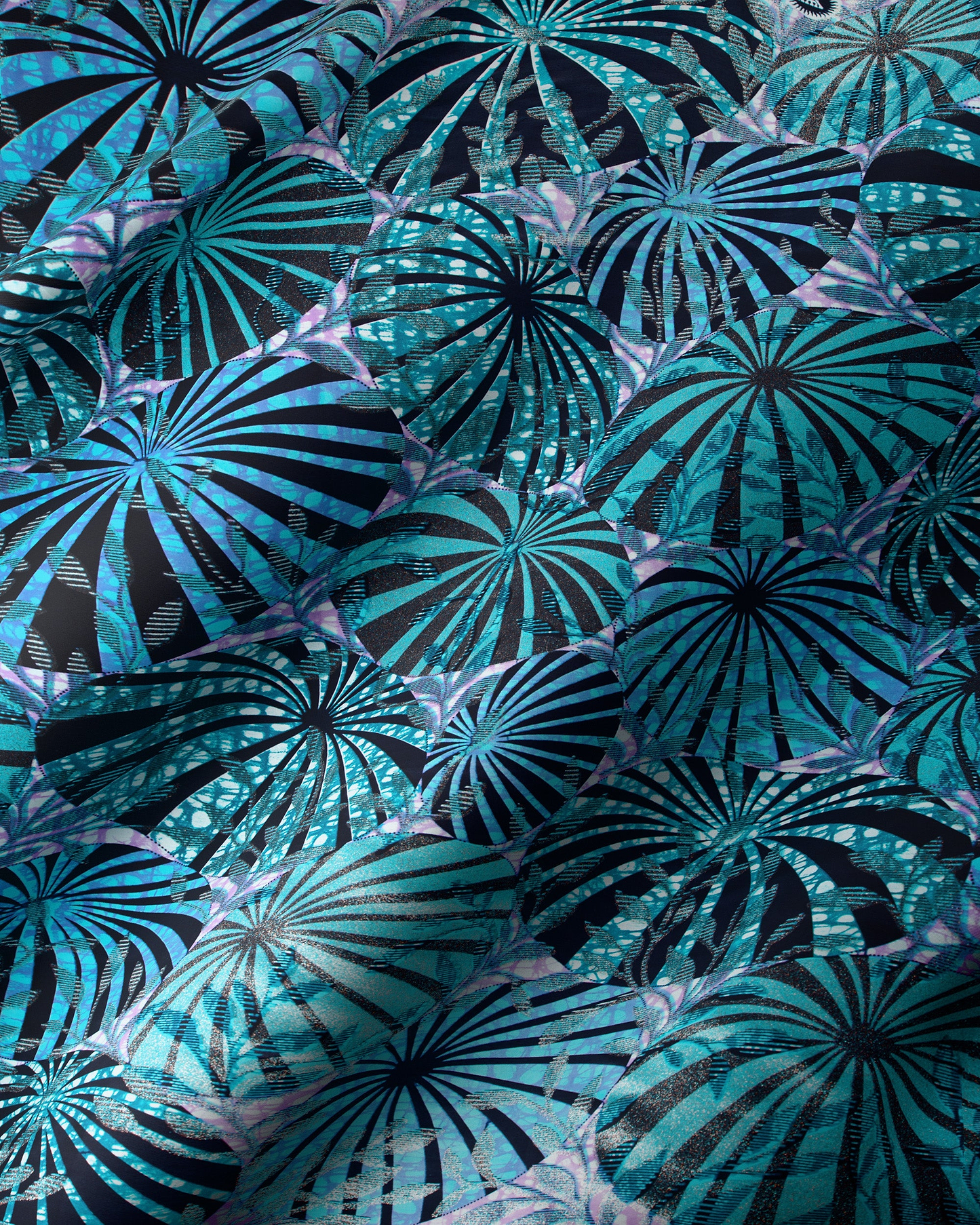 Grand Super-Wax | VLS8722.008 | Orné de Bleu-Cuivre Pailleté