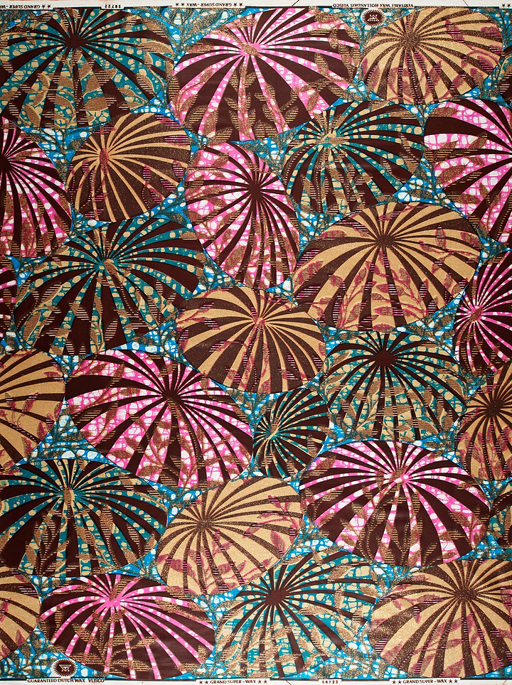 Vibrant african print fabric bold grand super-wax vls8722.010