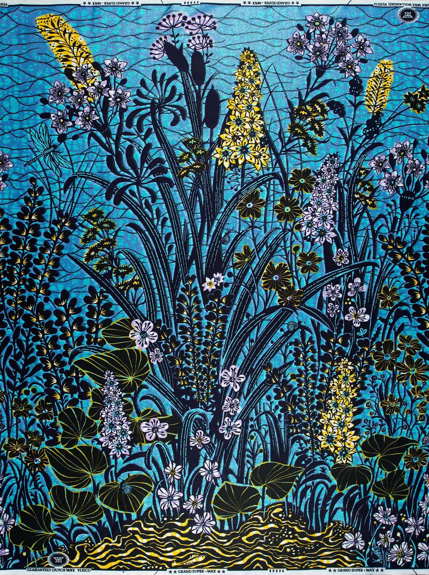 Grand Super-Wax | VLS9336.014 | Orné de Bleu Clair Pailleté