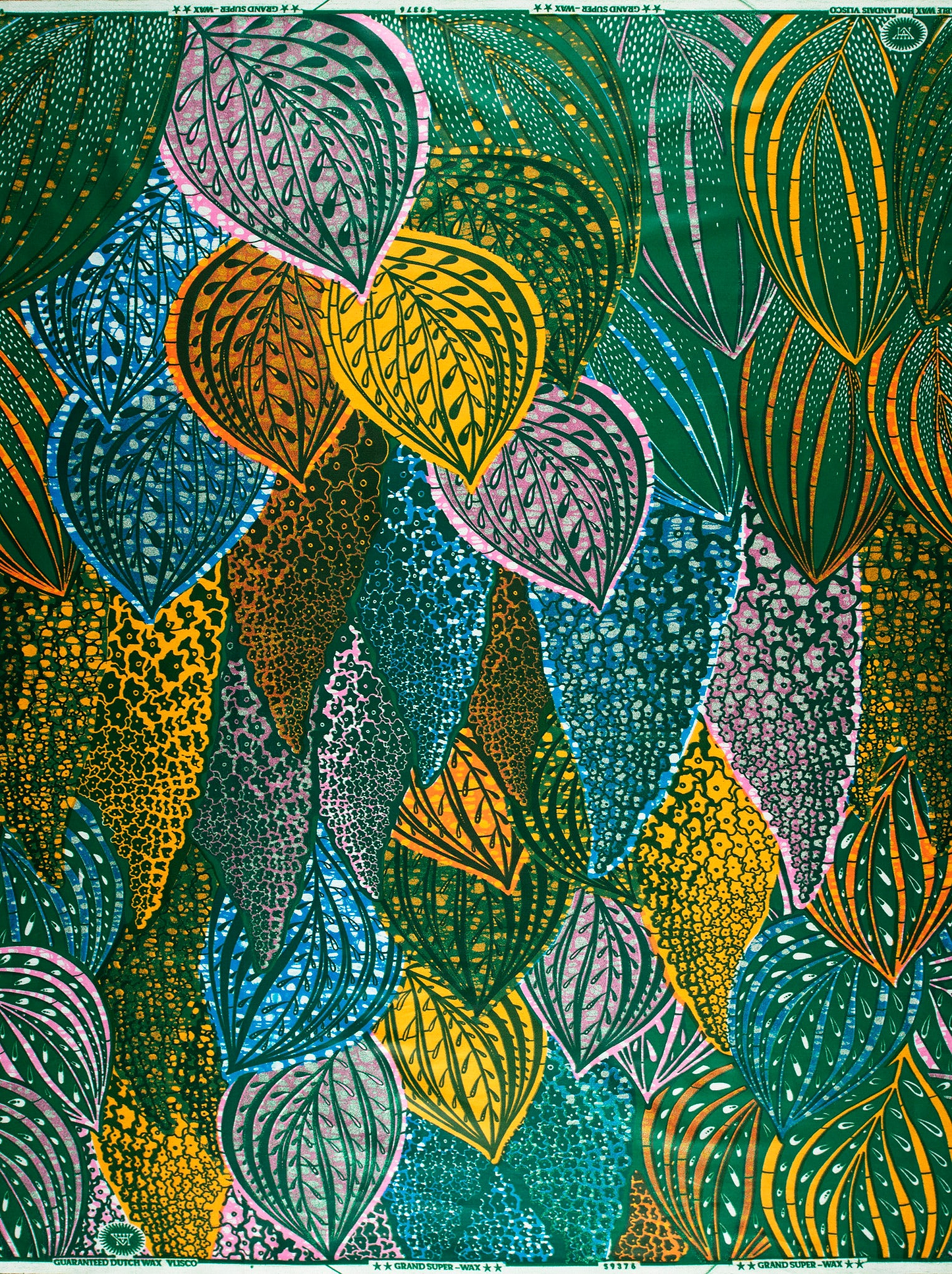 Grand Super-Wax | VLS9376.005 | Orné de Vert Pailleté