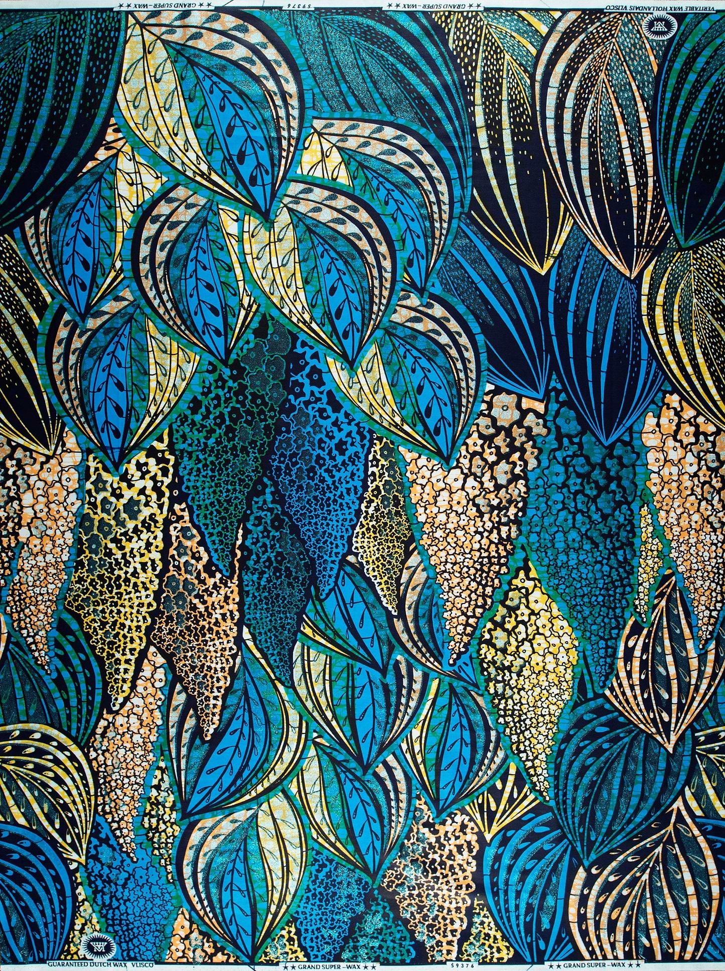 Grand Super-Wax | VLS9376.009 | Orné de Bleu Clair Pailleté