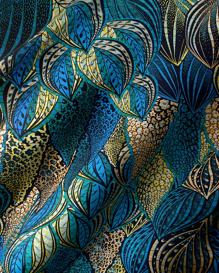 Grand Super-Wax | VLS9376.009 | Orné de Bleu Clair Pailleté