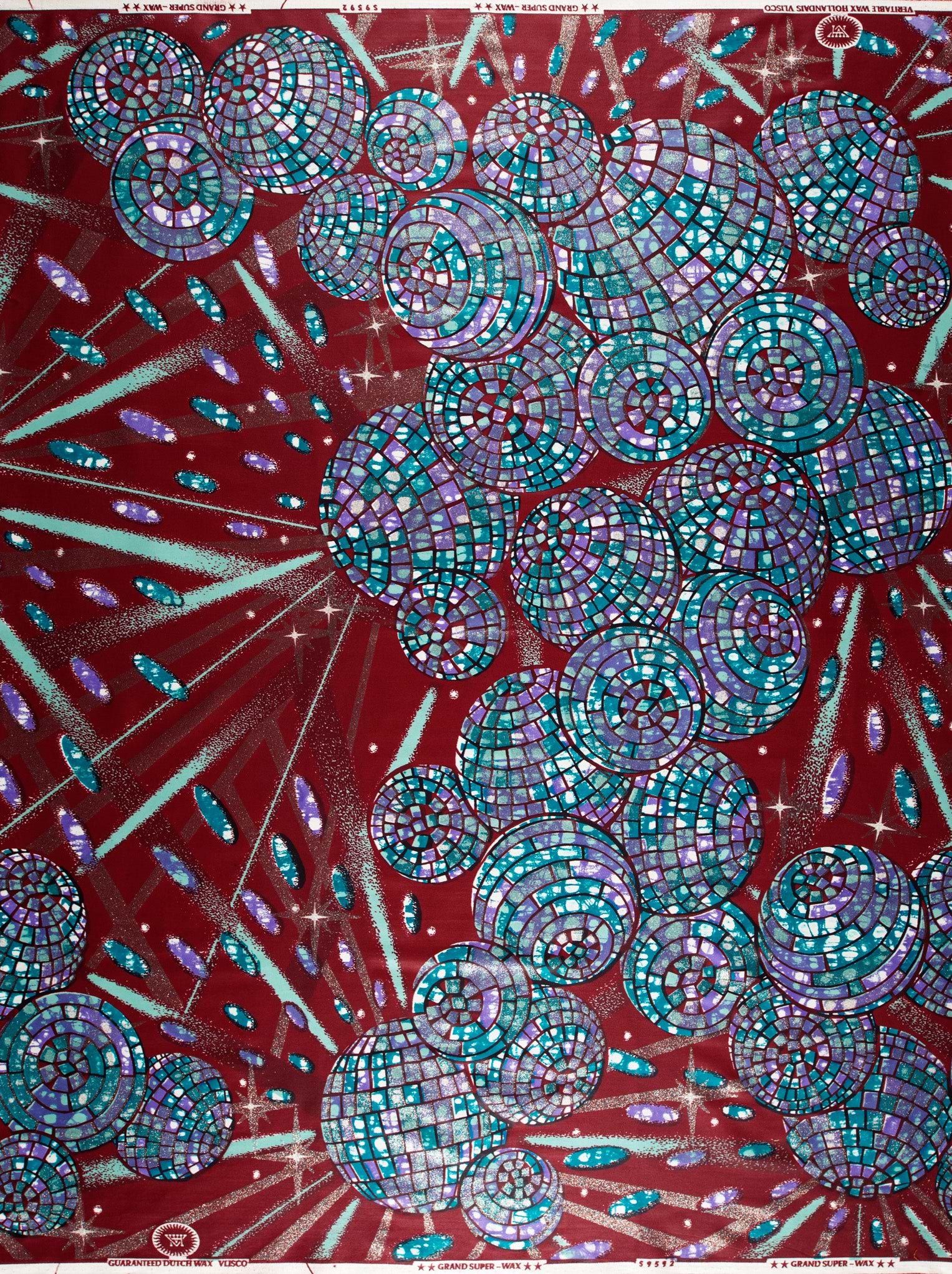 Grand Super-Wax | VLS9592.003 | Orné de Bleu-Cuivre Pailleté