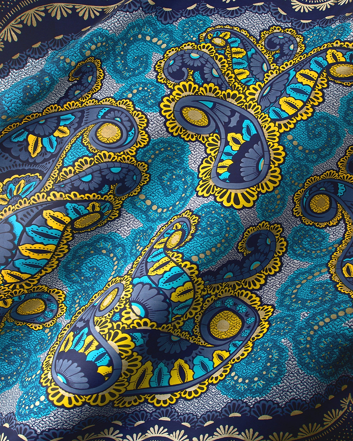 Satin Royal | VLW0390.004 | Silver Embellished