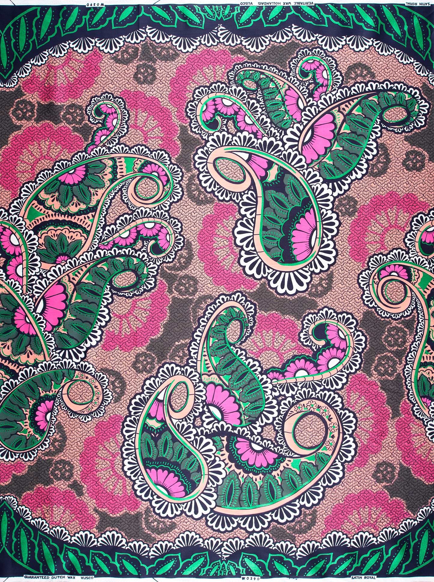 Satin Royal | VLW0390.009 | Orné de Vert Émeraude