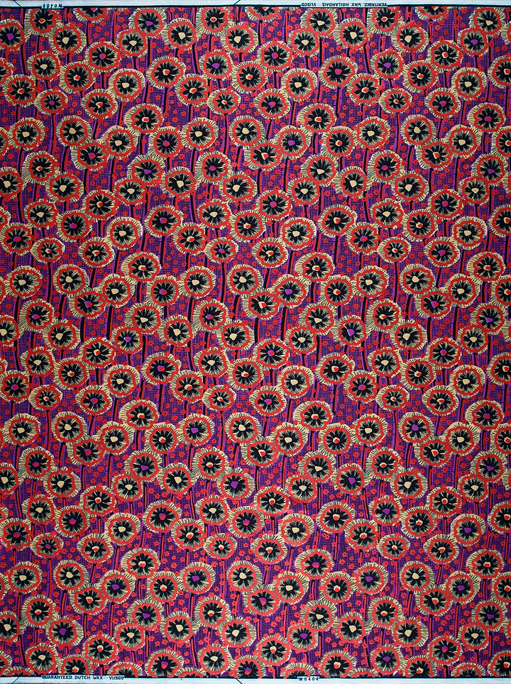 Wax Hollandais | VLW0404.018 | Orné de Rouge