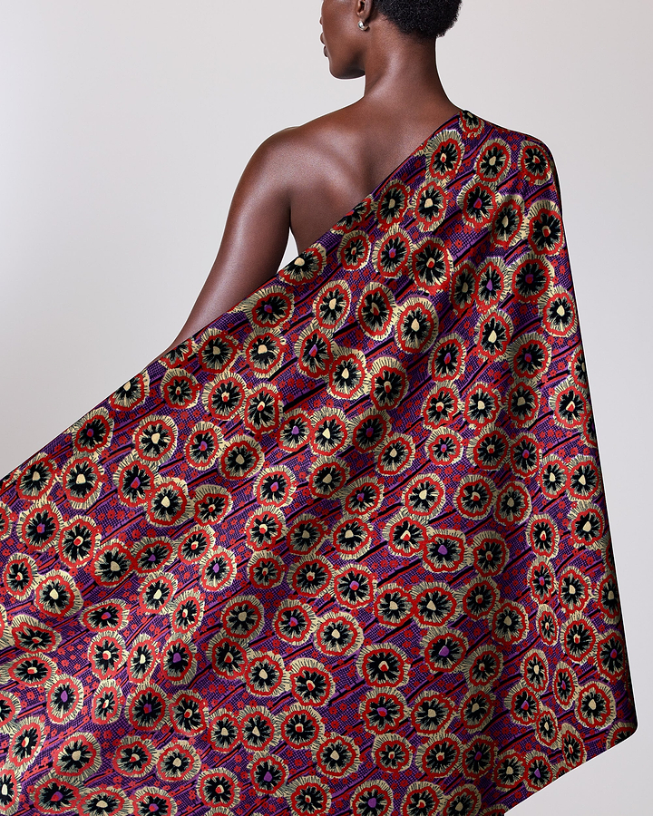 Wax Hollandais | VLW0404.018 | Orné de Rouge